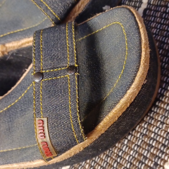 Miu Miu Prada wedge platforms - Picture 2 of 16